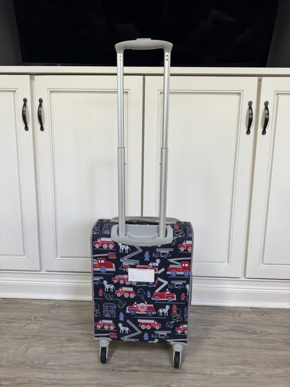 Pottery Barn Kids Mackenzie Firetruck Rolling Suitcase - Never Used